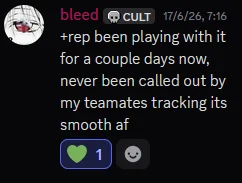 Customer vouch from Discord