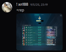 Customer vouch from Discord